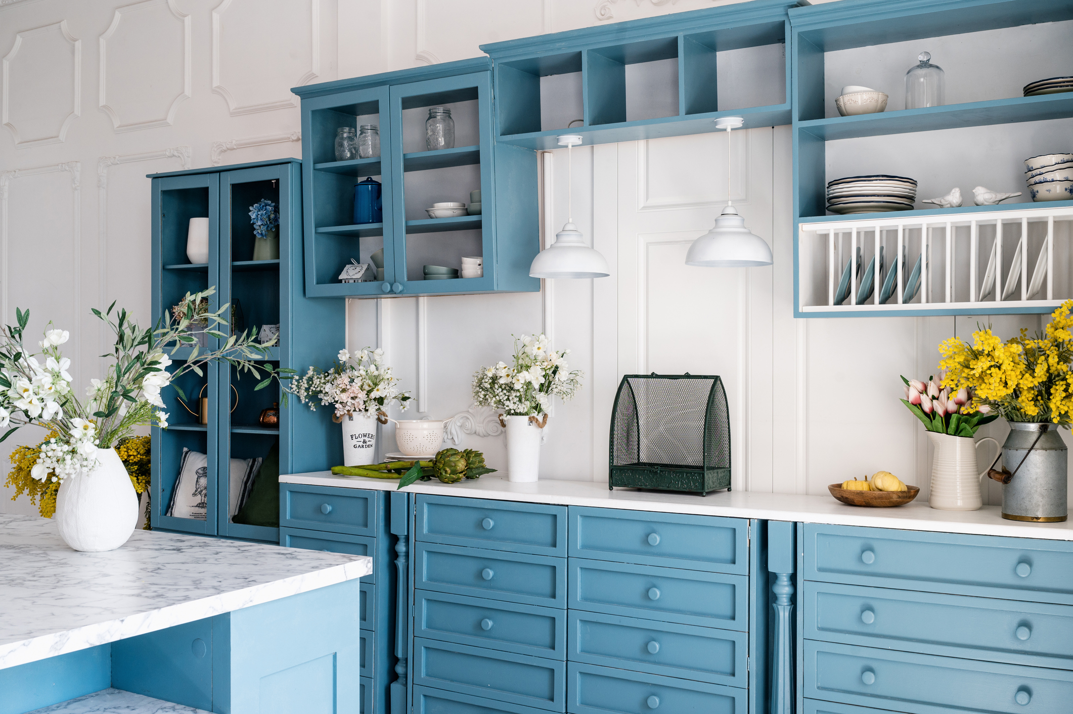 trending cabinet colors this year